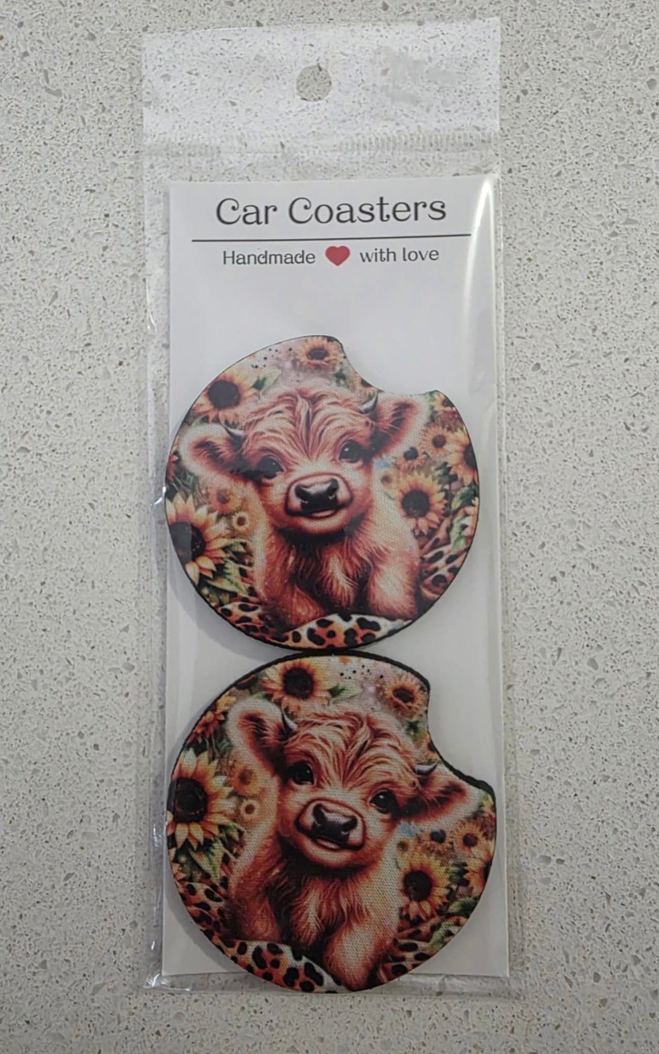 Car coaster set of x2