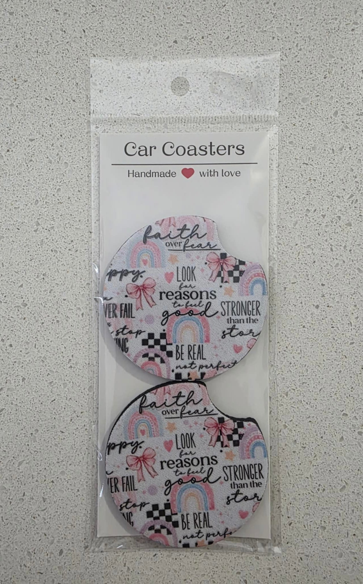 Car coaster set of x2