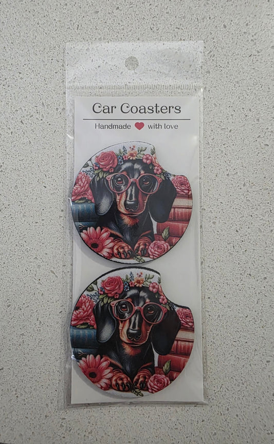 Car coaster set of x2