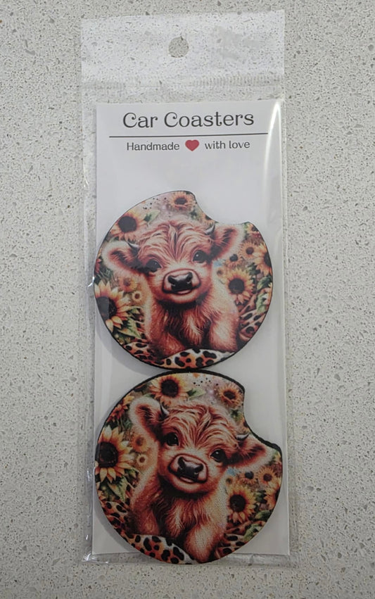 Car coaster set of x2