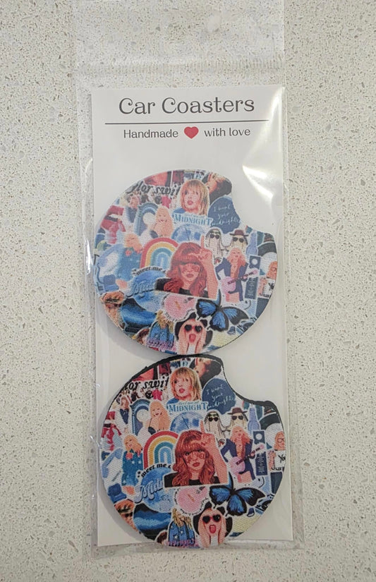 Car coaster set of x2