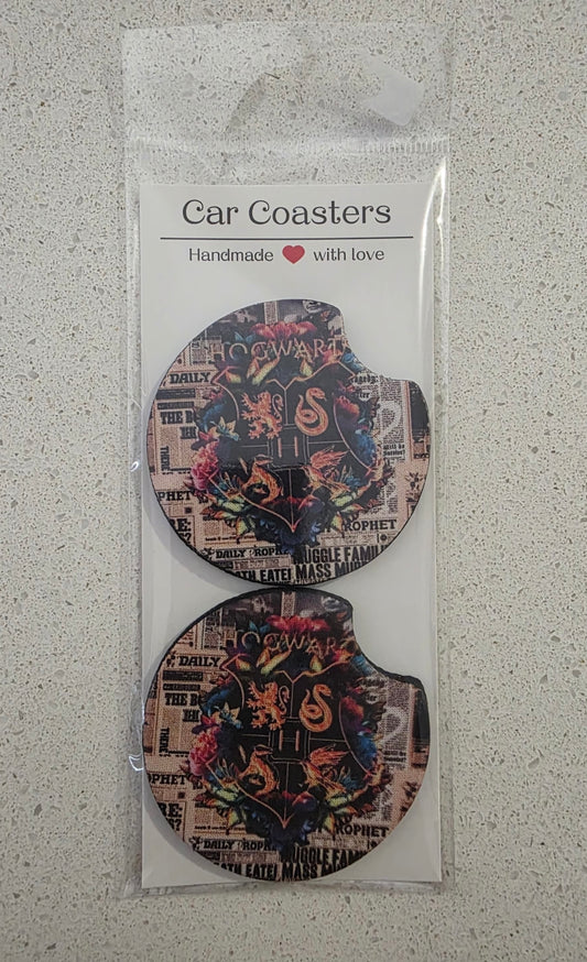 Car coaster set of x2