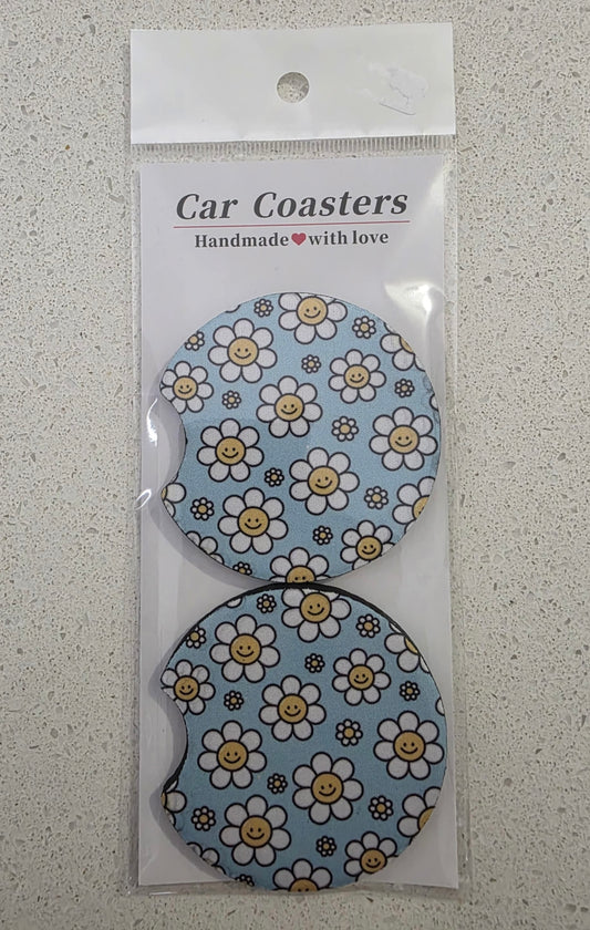 Car coaster set of x2