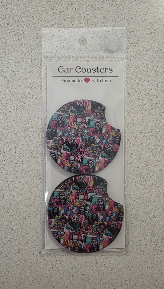 Car coaster set of x2