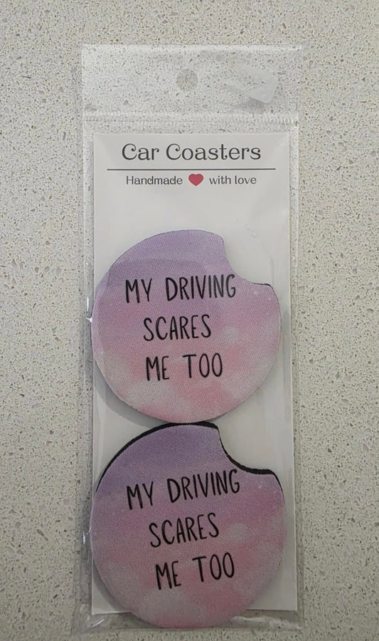Car coaster set of x2